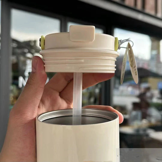 Tumbler Macaroon Gradasi Tumbler With Handle 890ML / Tumbler Aesthetic Viral | Insulated Tumblers With Lids And Straws: Colorful Stainless Steel Water Tumbler With Straw, Lightweight for Daily Use, Design |