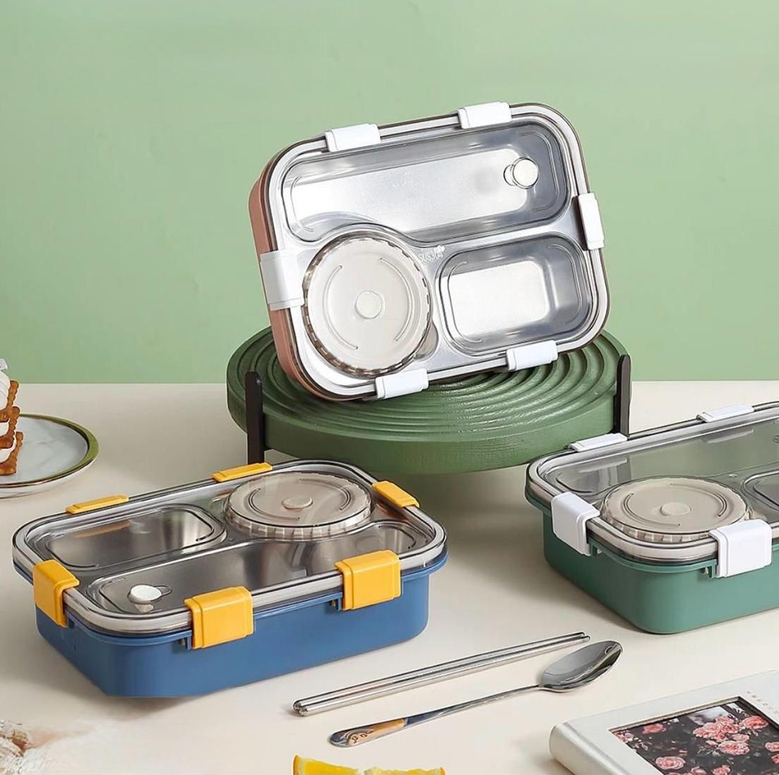 Balanced Meal Bento (With Free cutlery Spoon, Chopsticks )