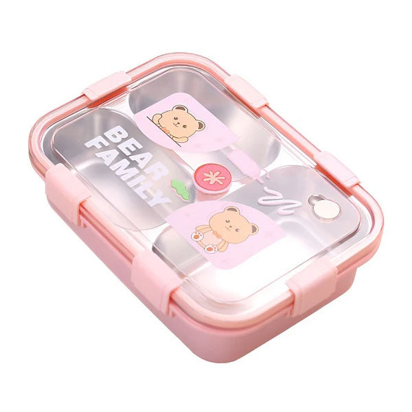 2407 Bear Family Lunch Box